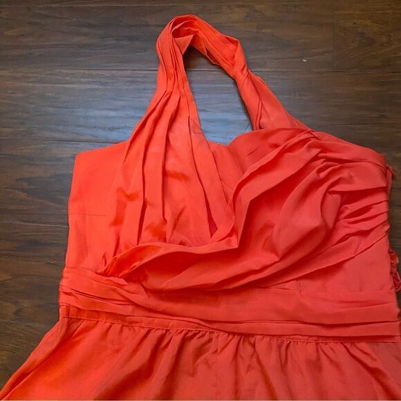 NEW ASOS Orange One Shoulder Romper - Picture 2 of 3